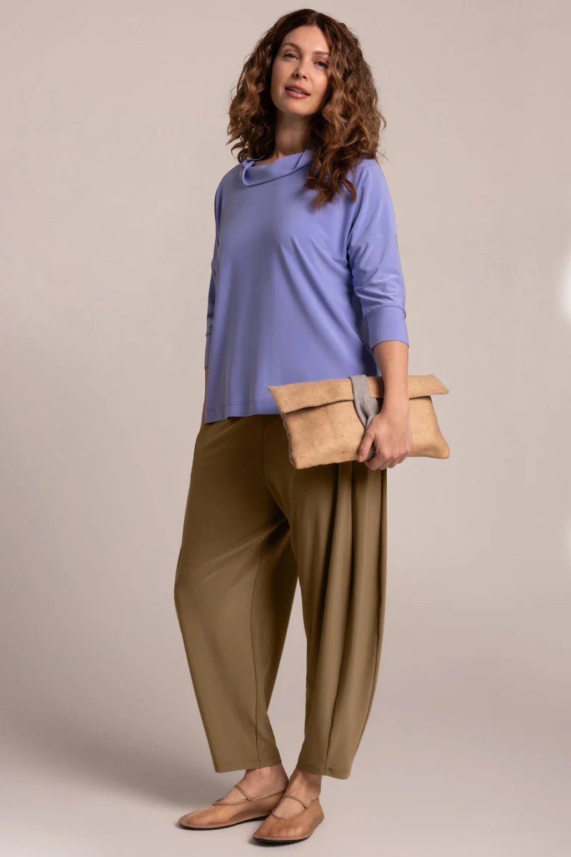 Slouch Sweatshirt with No ties and 3/4 Sleeve