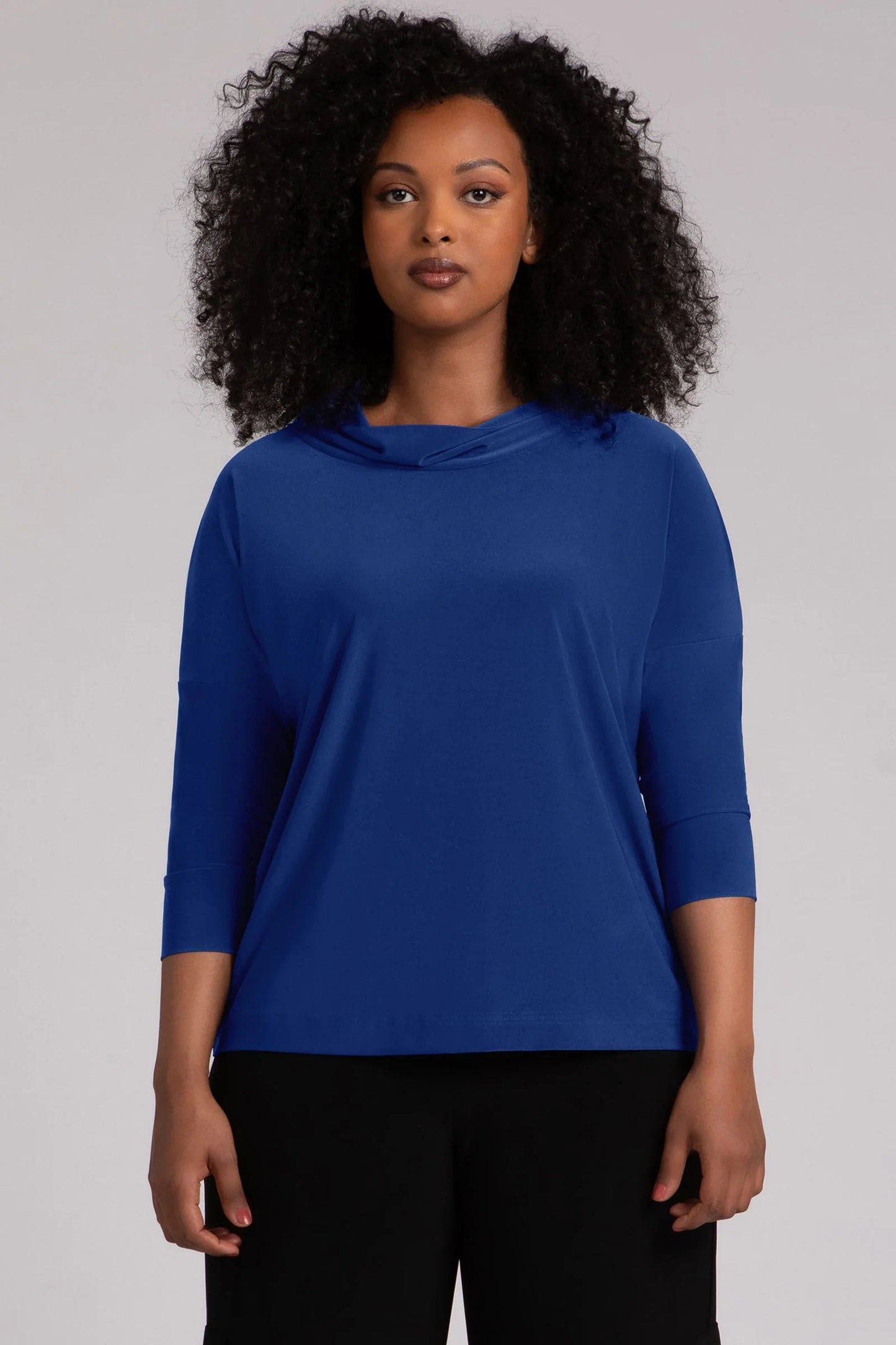 Slouch Sweatshirt with No ties and 3/4 Sleeve