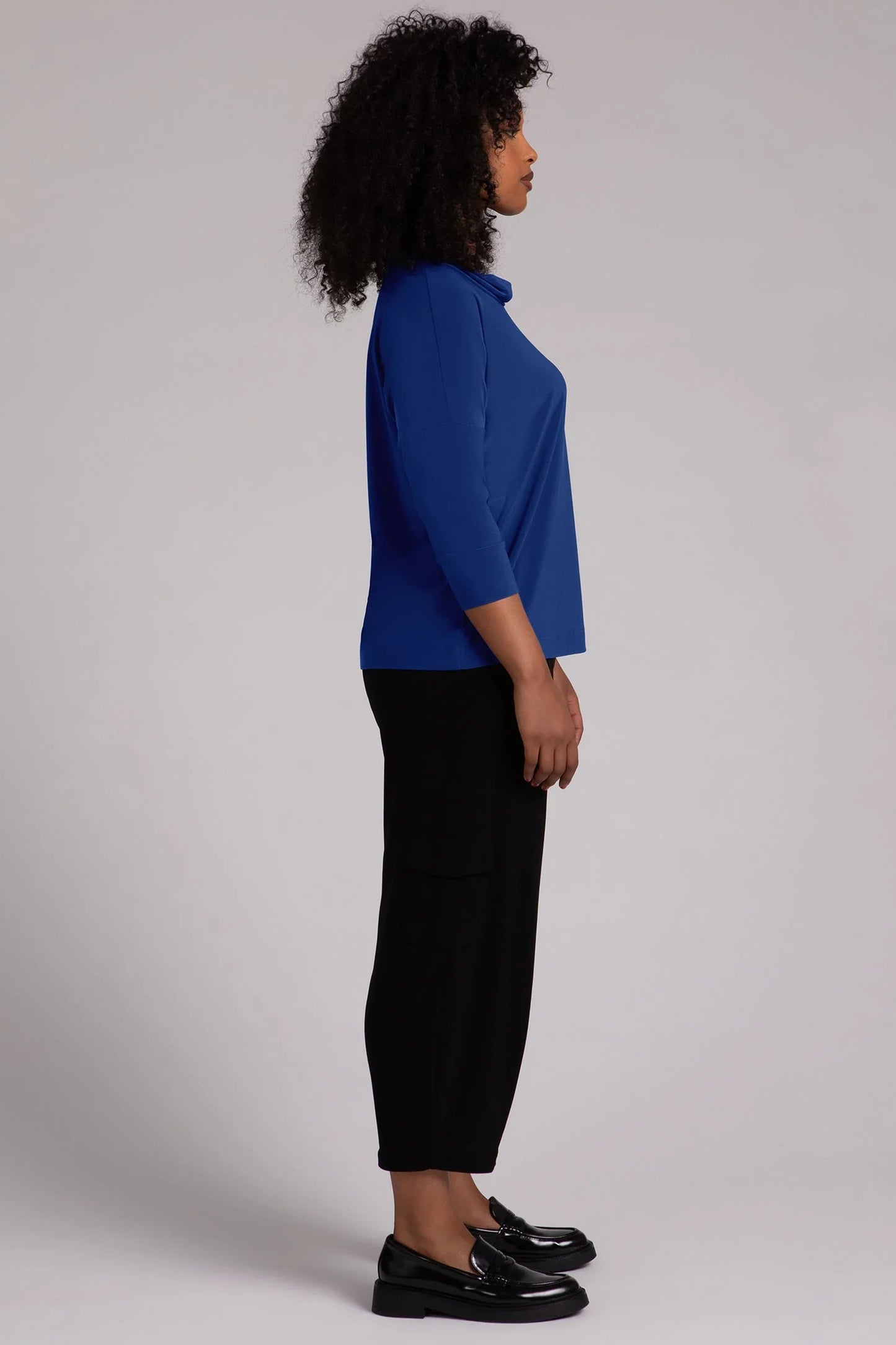 Slouch Sweatshirt with No ties and 3/4 Sleeve