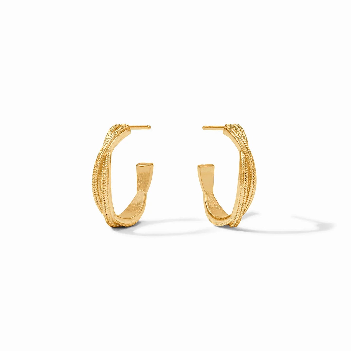 Small Cheval Twist Hoop - Jewelry