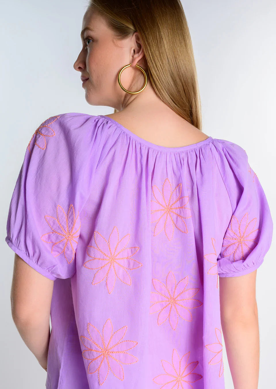 Star Flower Top - Tops-Novelty/Cut & Sewn