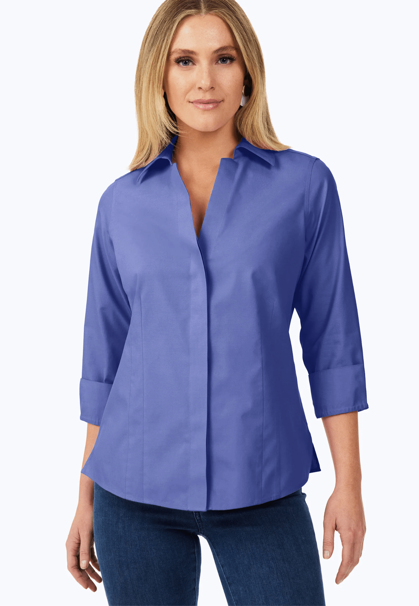 Taylor Essential Pinpoint Non-Iron Shirt - The French Shoppe