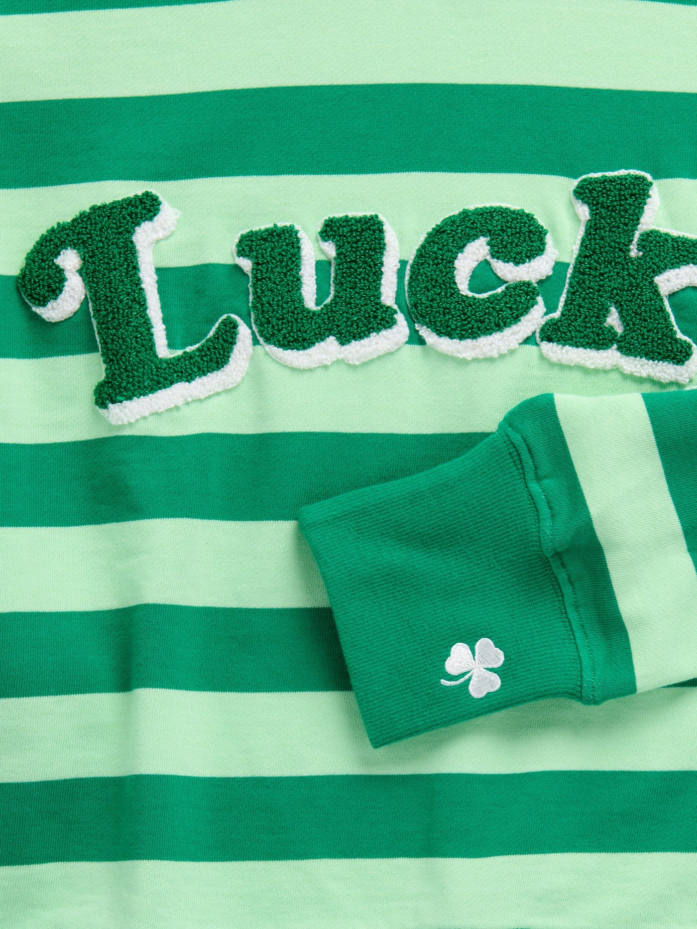 Striped Relaxed Lucky Sweatshirt