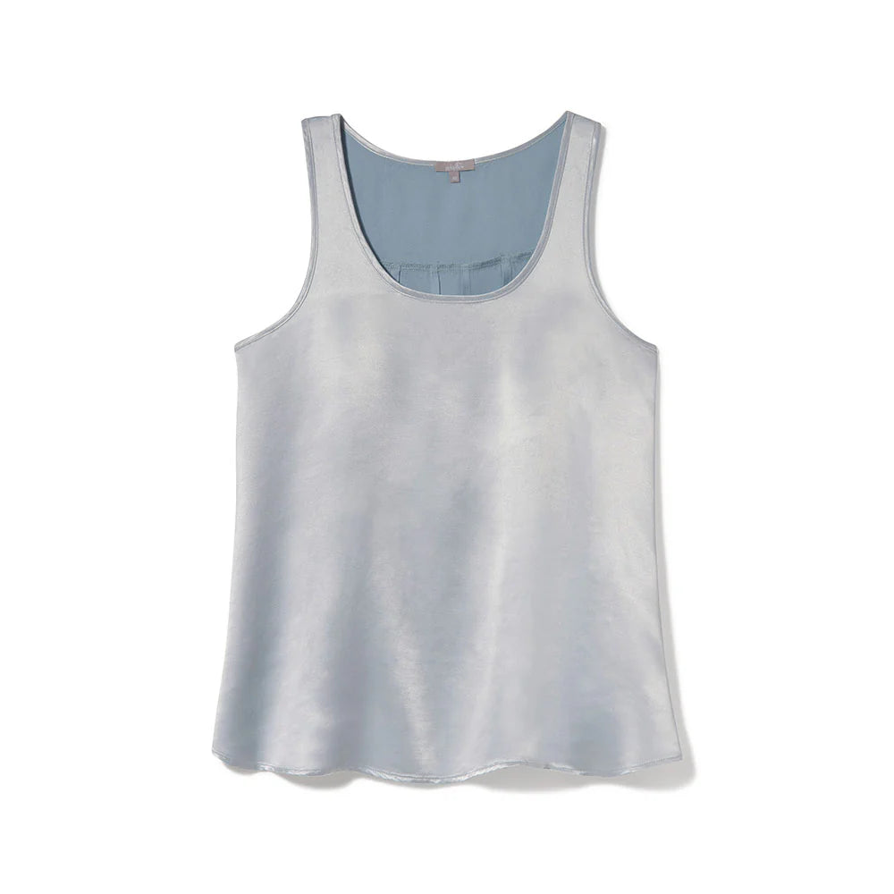 Laura Satin Racerback Swing Tank