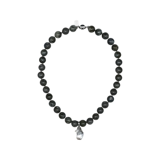 Black Onyx with Wild Pearl
