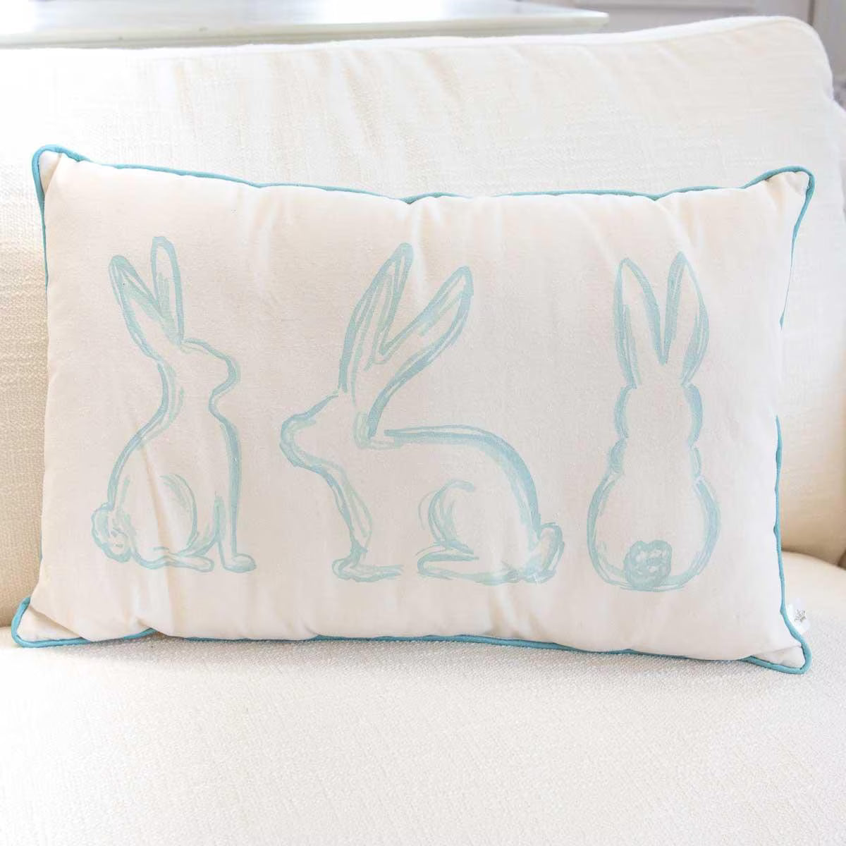 Lily Belle Bunny Lumbar Pillow Soft