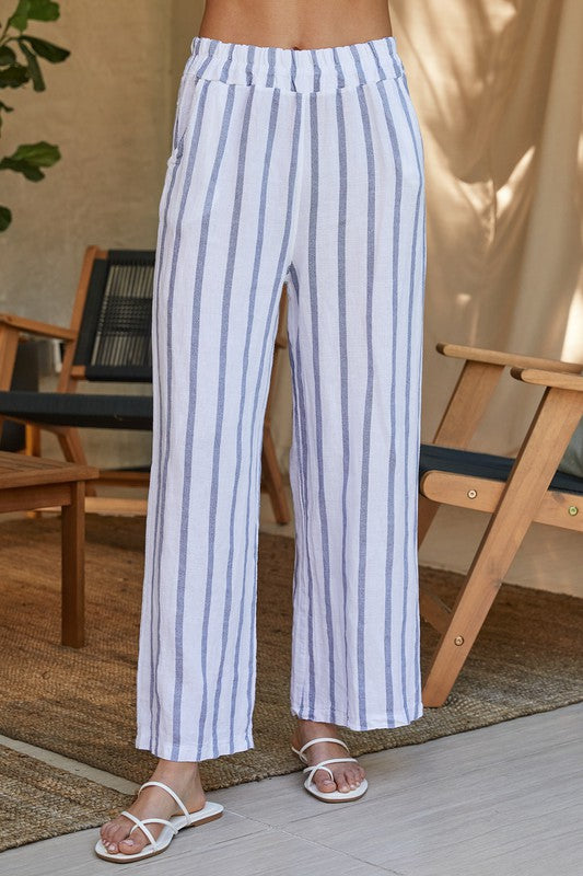Stripe Linen Pant
