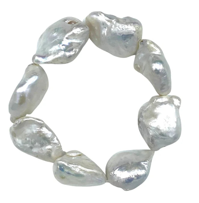 Stone Pearl Bracelet