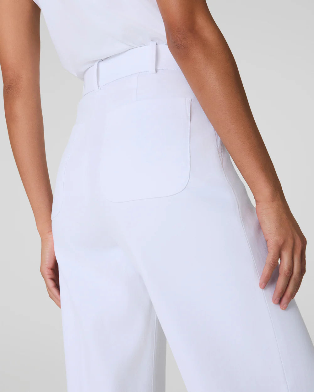 Stretch Twill Wide Leg Pant