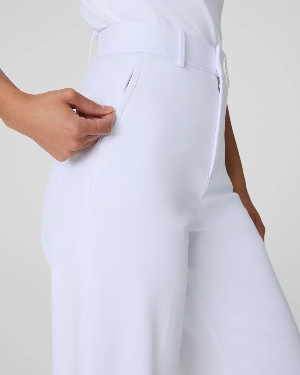 Stretch Twill Wide Leg Pant