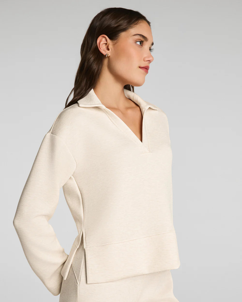 Airessentials Long Sleeve Polo Top