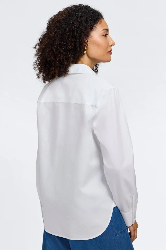 Meghan No Iron Pinpoint Long Sleeve Shirt