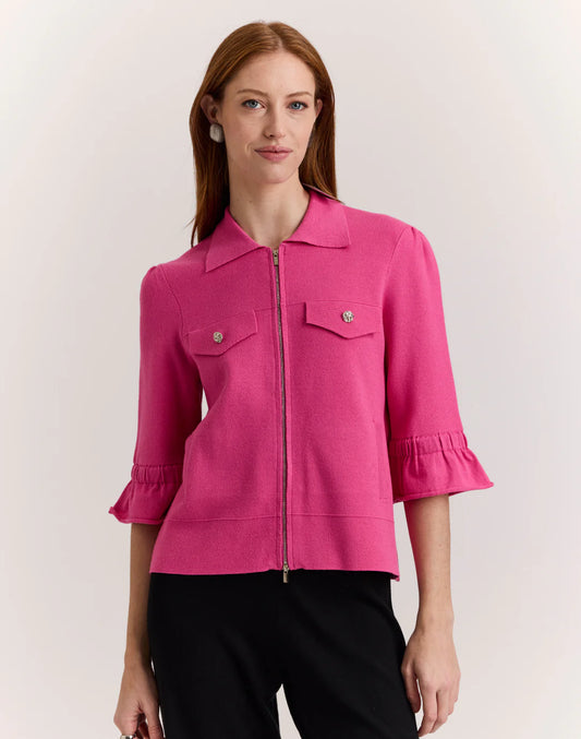 Gianna Elbow Sleeve Knit Jacket