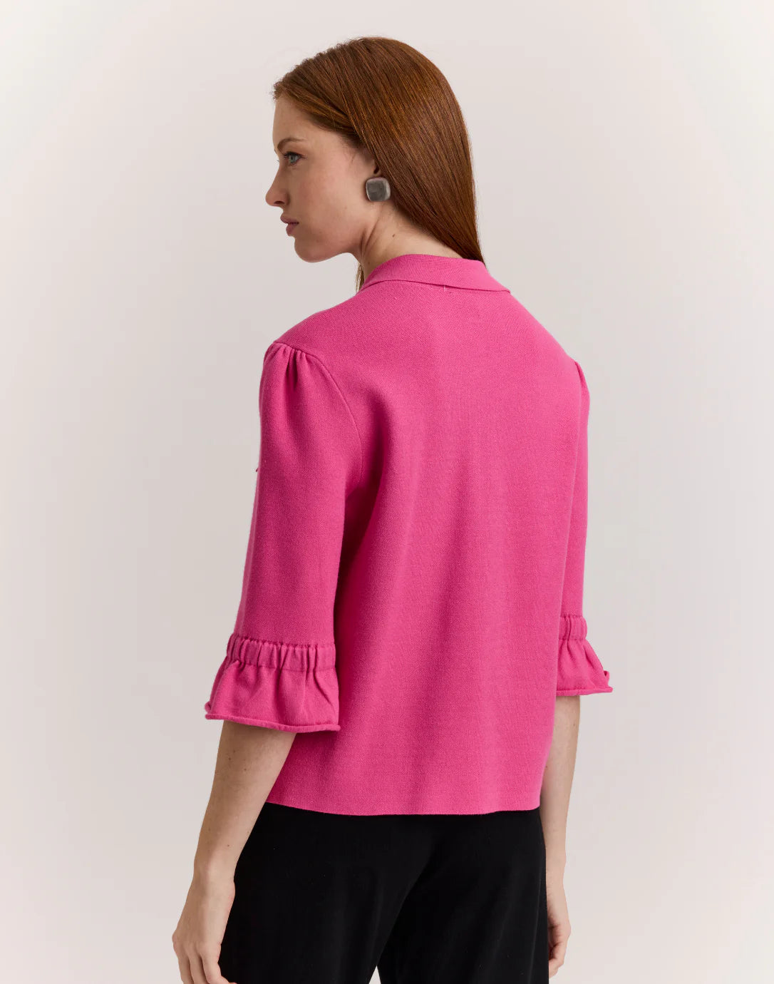 Gianna Elbow Sleeve Knit Jacket