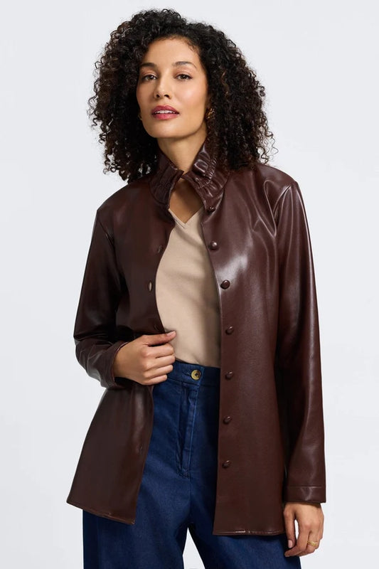 Carolina Vegan Leather Jacket