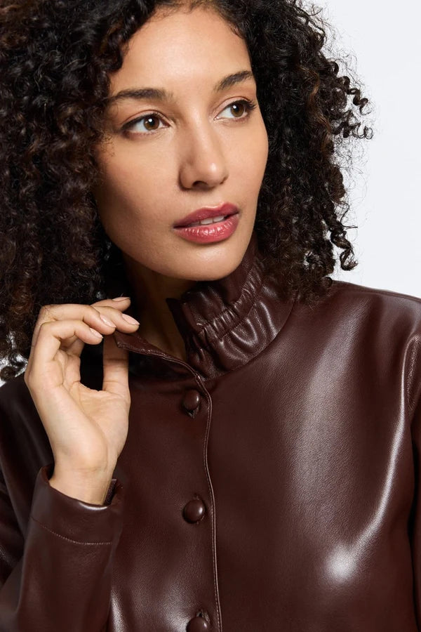 Carolina Vegan Leather Jacket