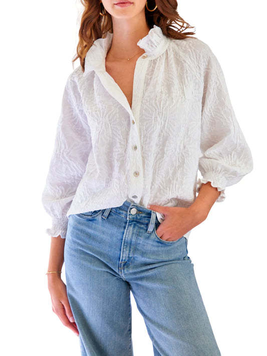 Fiona Shirt Textured Jaquard