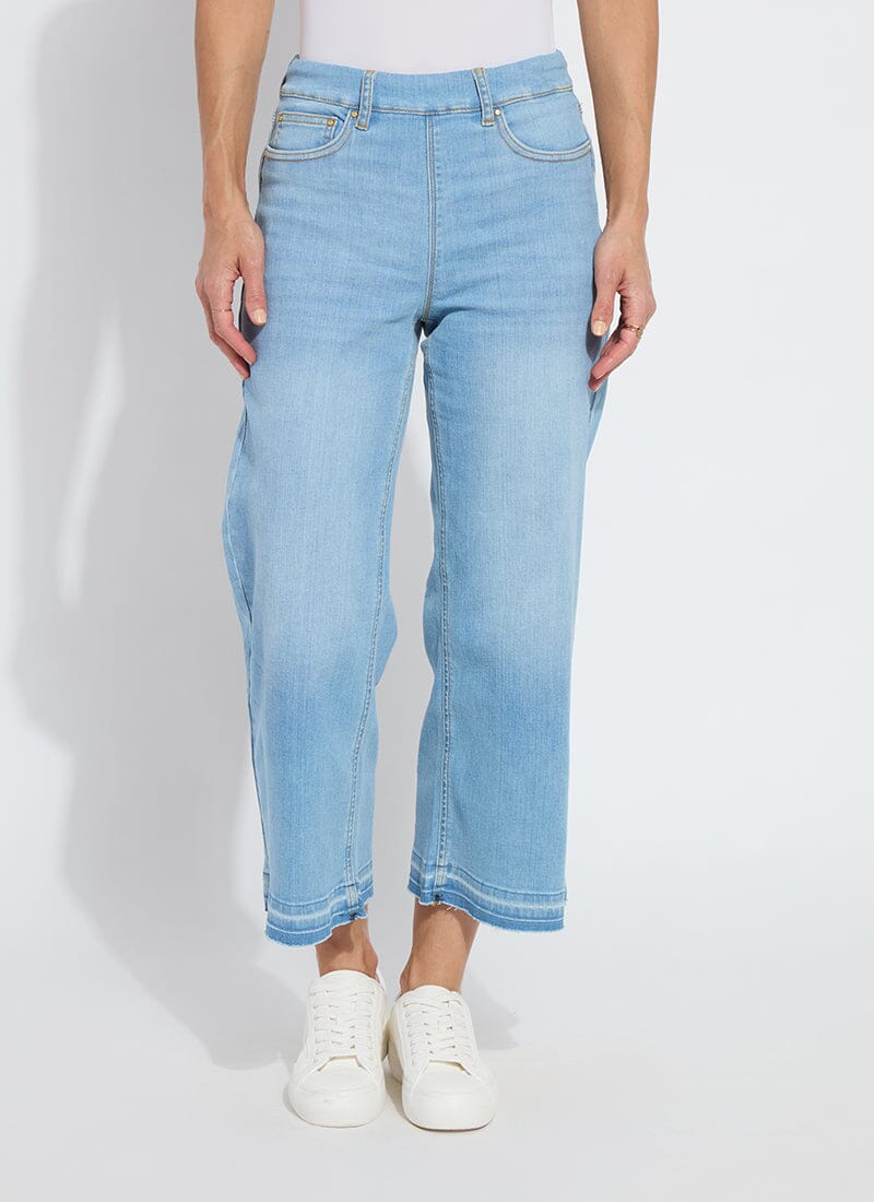 Premium Denim Frances Wide Leg Crop