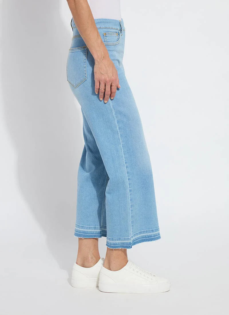 Premium Denim Frances Wide Leg Crop
