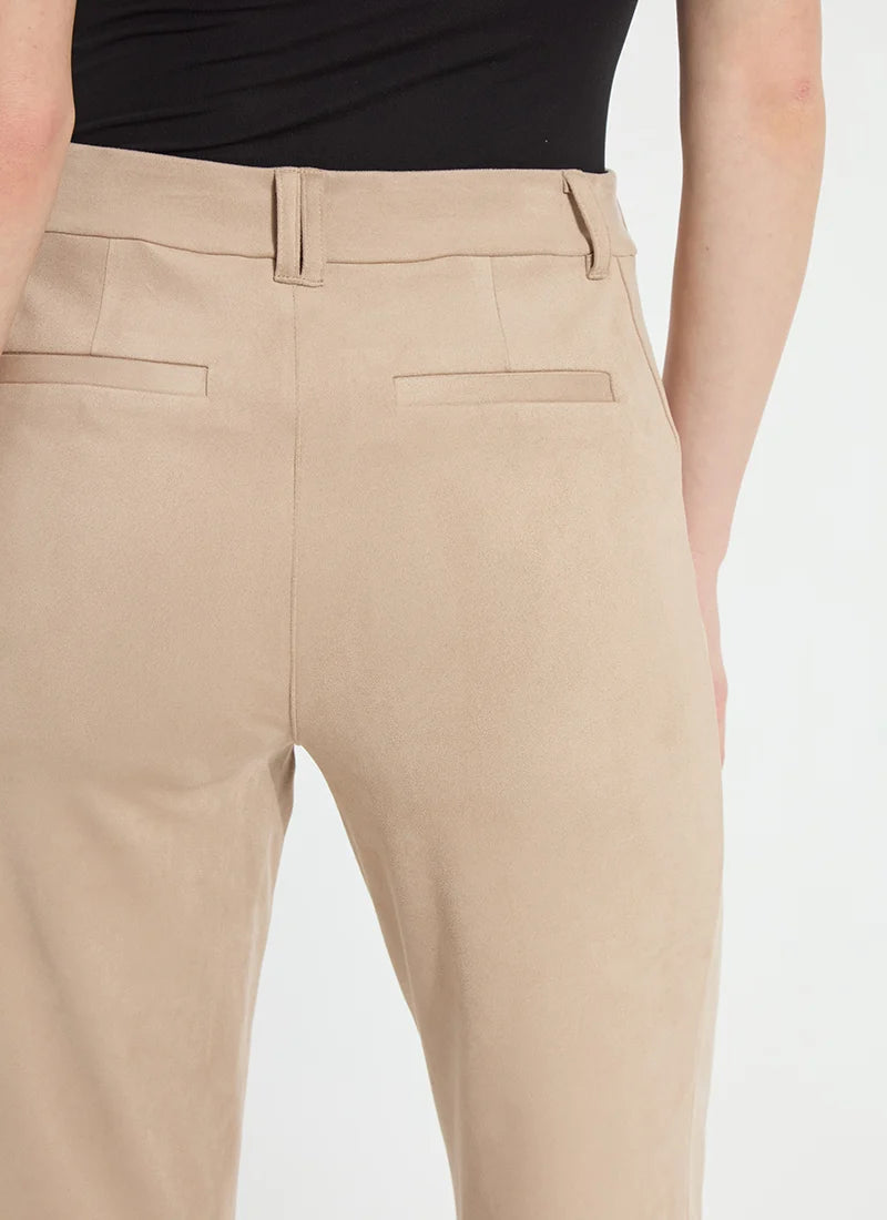 Vionette Vegan Suede Wide Leg Trouser