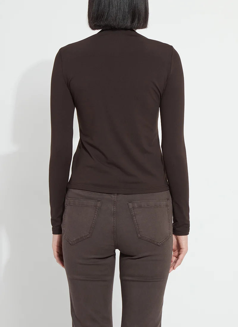 Electra Crossed Boat-Neck Top