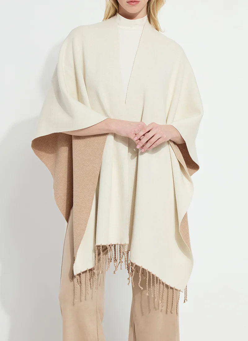 Basilia Double Face Reversible Wrap