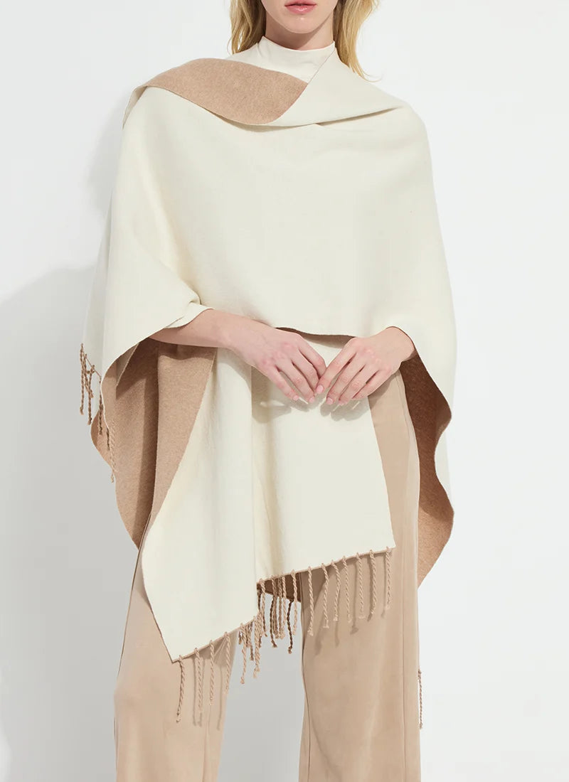 Basilia Double Face Reversible Wrap