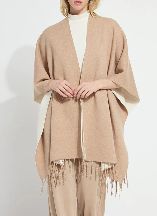 Basilia Double Face Reversible Wrap