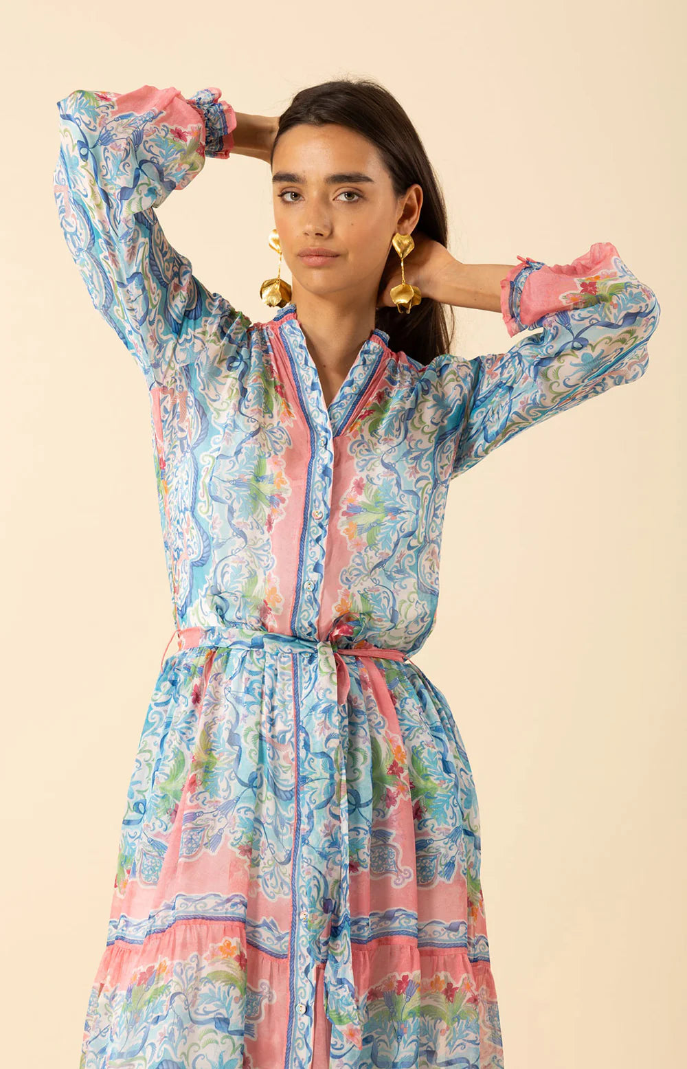 Halo Chiffon Maxi Dress