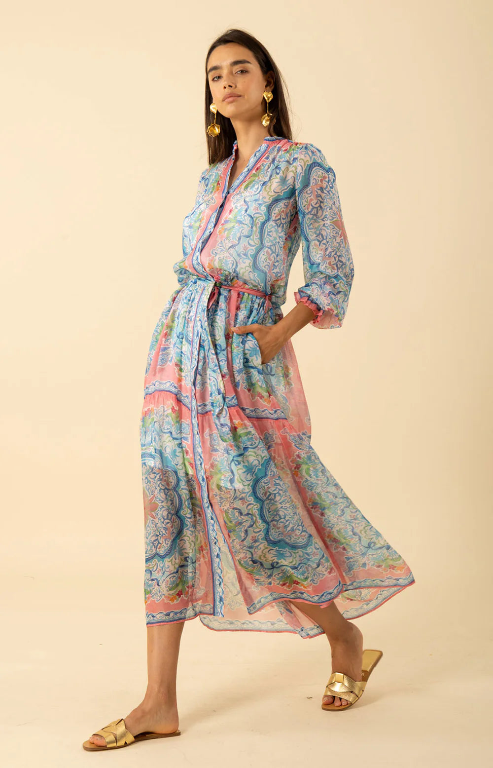 Halo Chiffon Maxi Dress