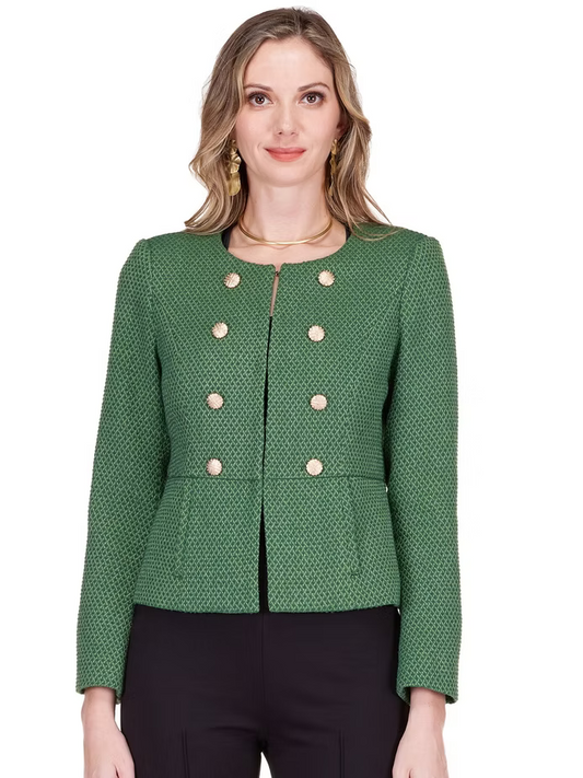 Tweed Gold Button Jacket
