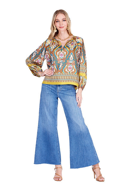 Tribal Plains Print Top