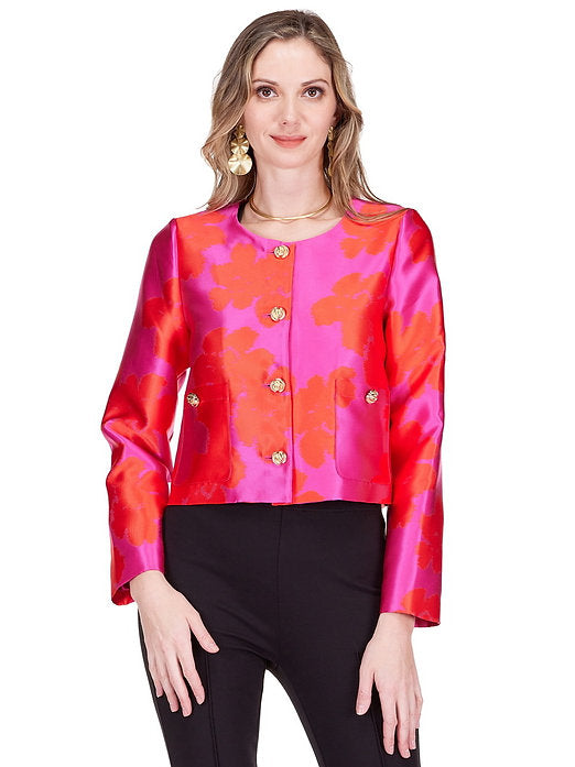 Satin Brocade Jacket