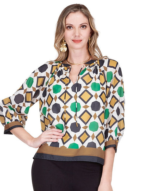 Geo Print Top