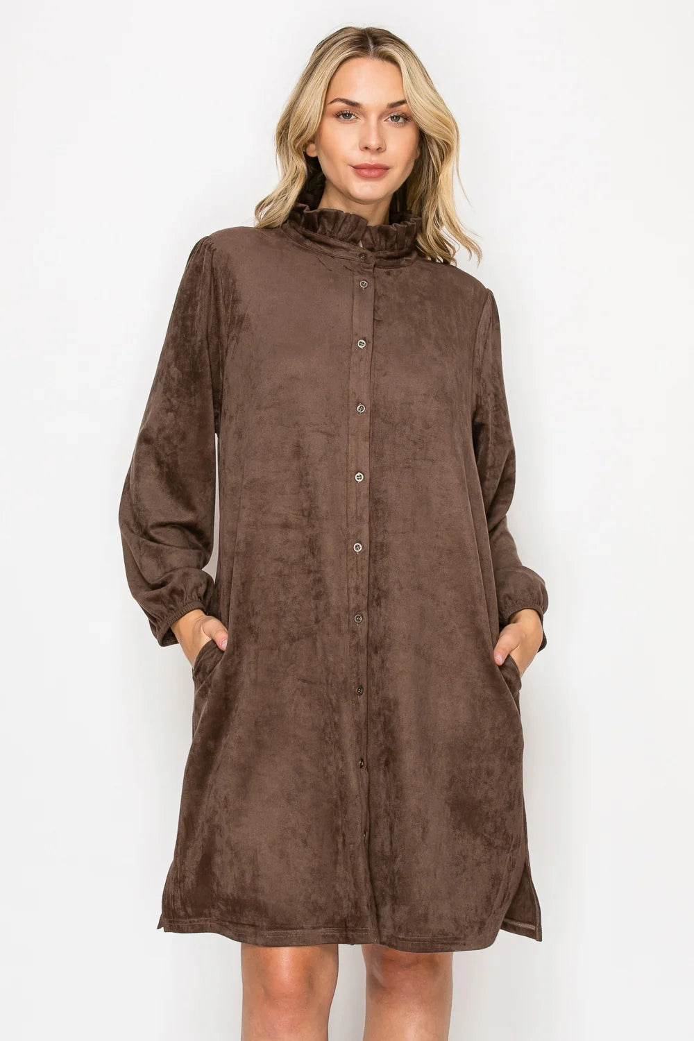 Anthony Ruffle Dress
