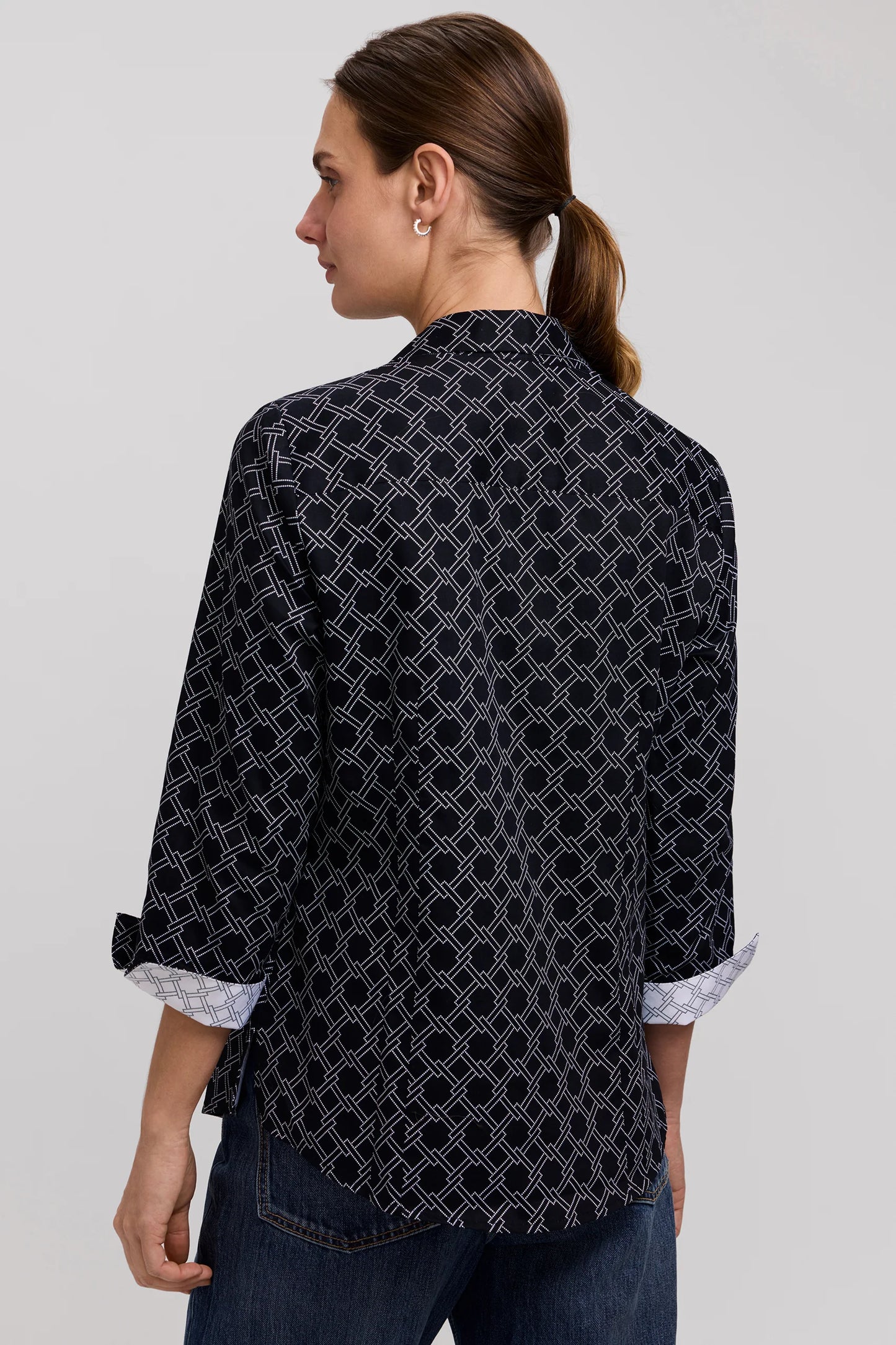 Taylor Square Links 3/4 Sleeve Shirt