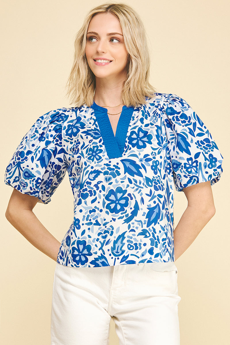 Floral Print Blouse