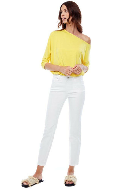 Up Pants Slim Ankle Pull On Denim.