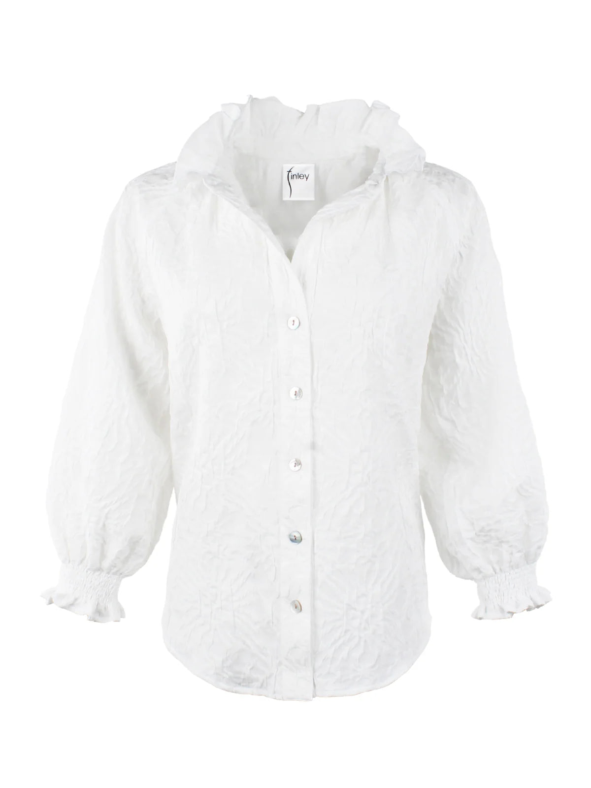 Fiona Shirt Textured Jaquard