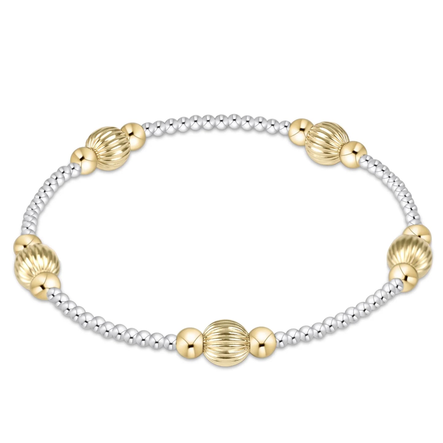Purpose Dignity 6mm Bead Bracelet in Mixed Metal