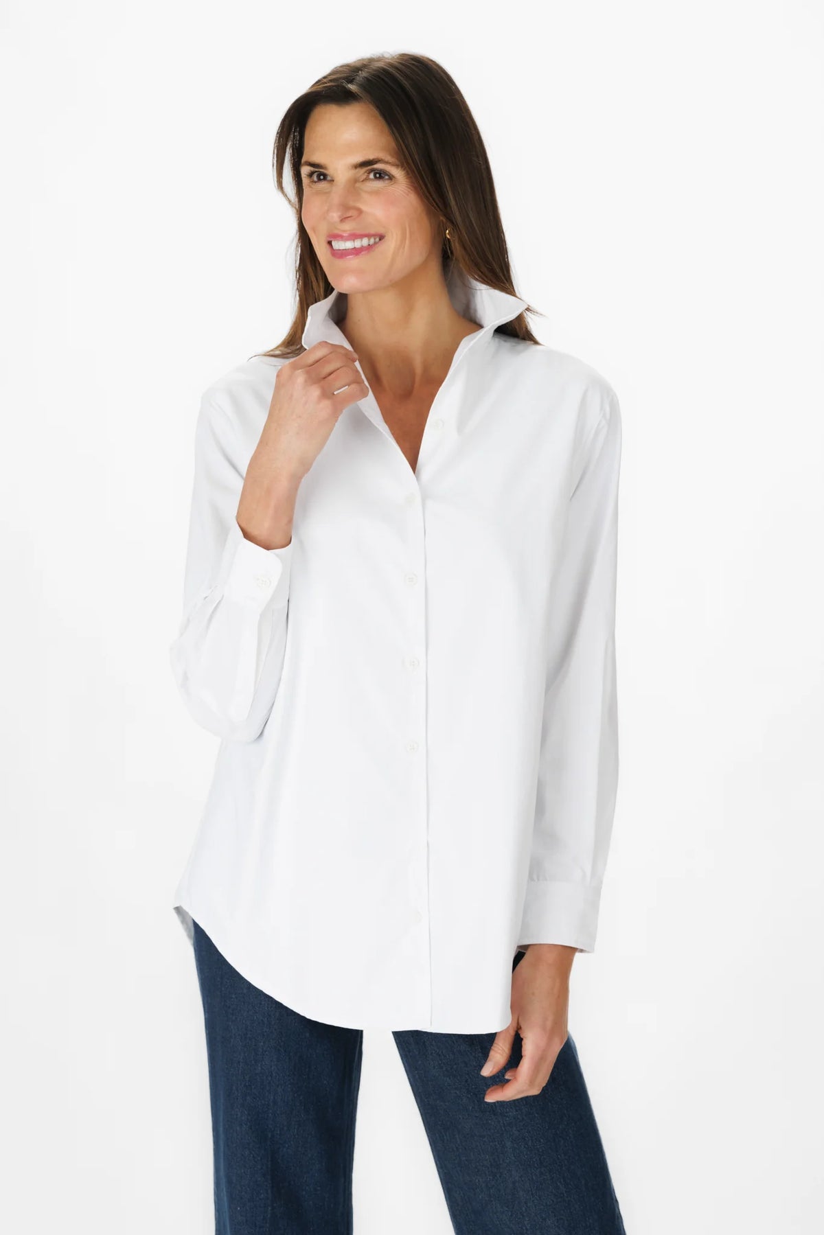 Beaufort Silky Oxford Top