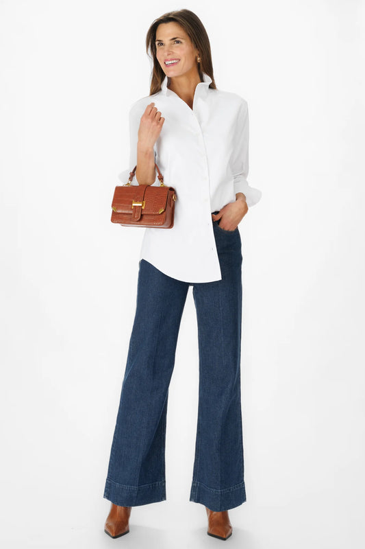 Beaufort Silky Oxford Top