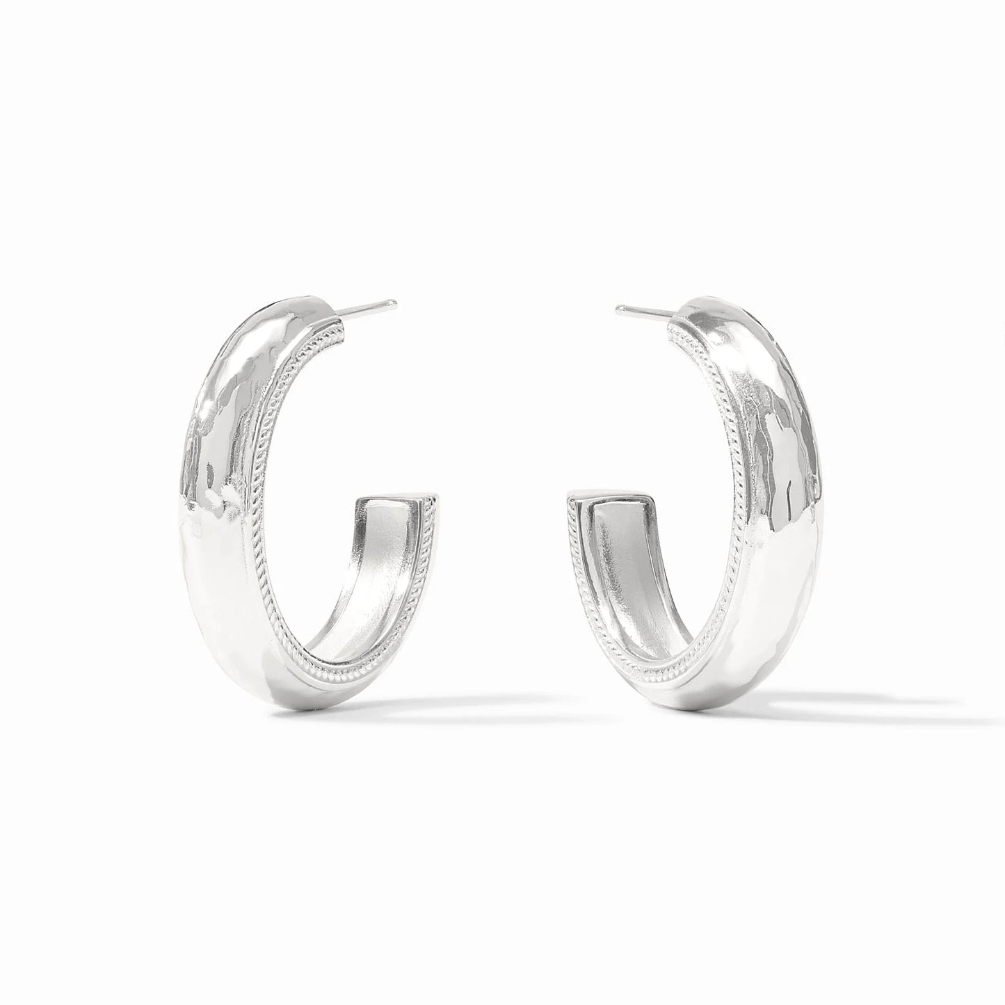 Medium Cannes Hoop in Silver