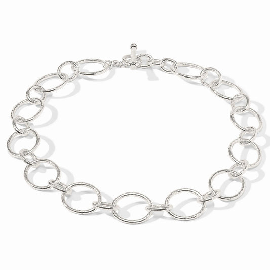 Catalina Light Link Necklace in Silver