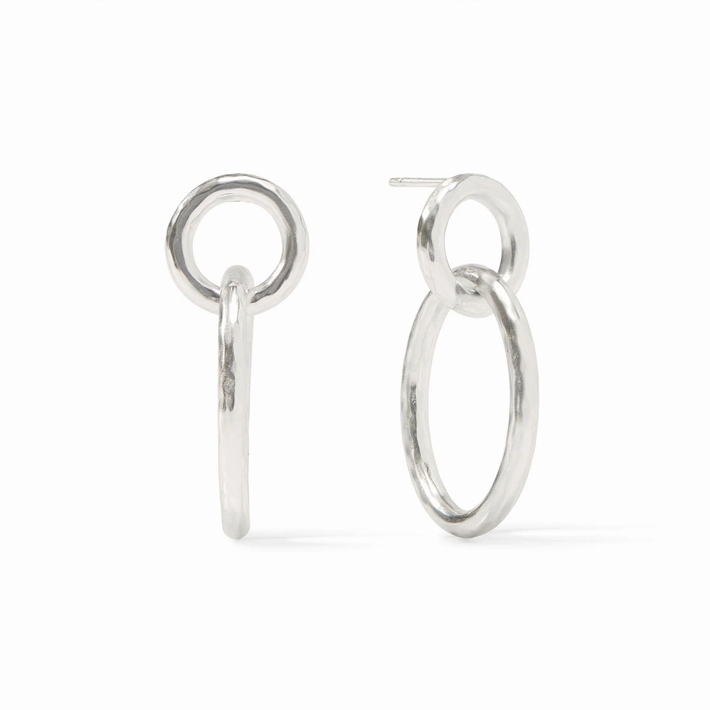 Catalina Link Earring in Silver