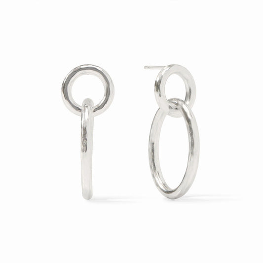 Catalina Link Earring in Silver