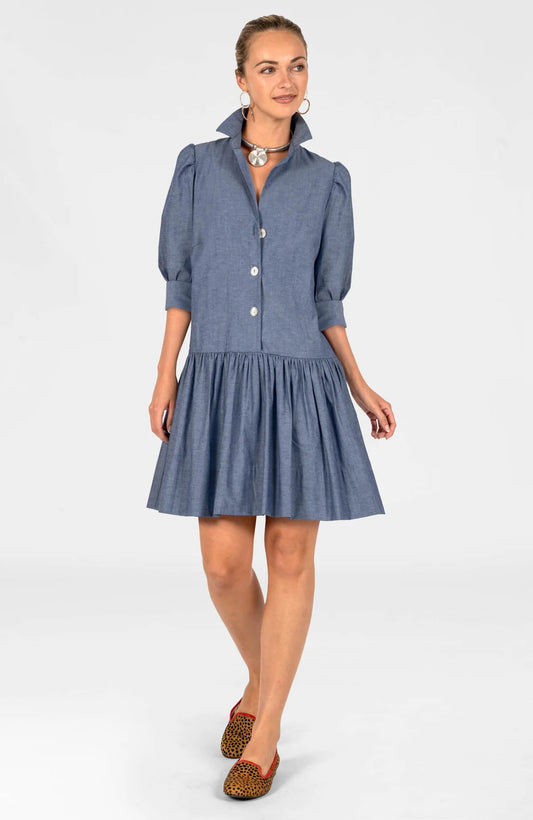 So Sweet Chambray Dress