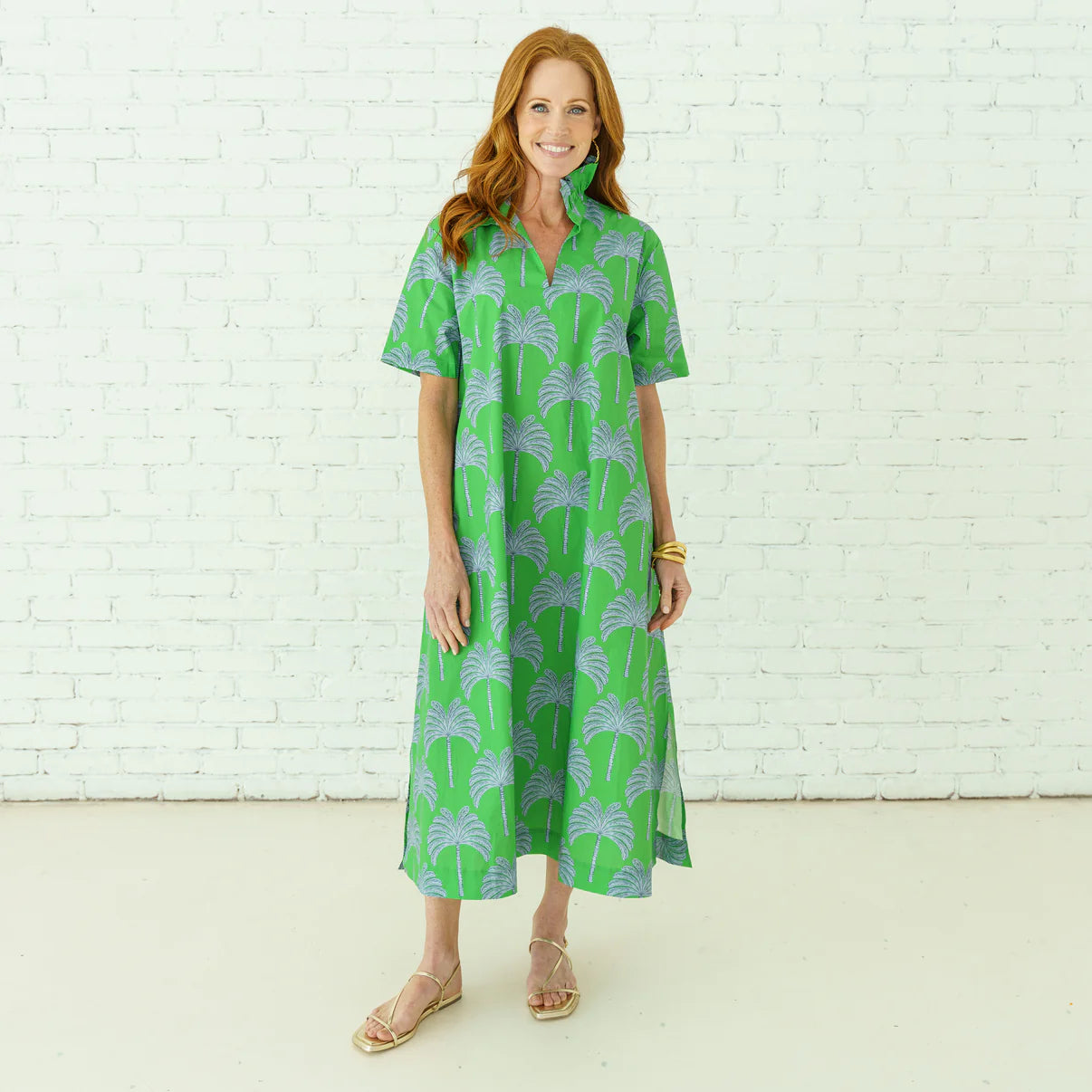 Georgia Palm Dress