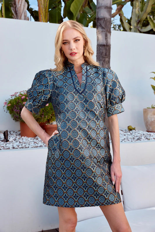 Gilded Trellis Dress