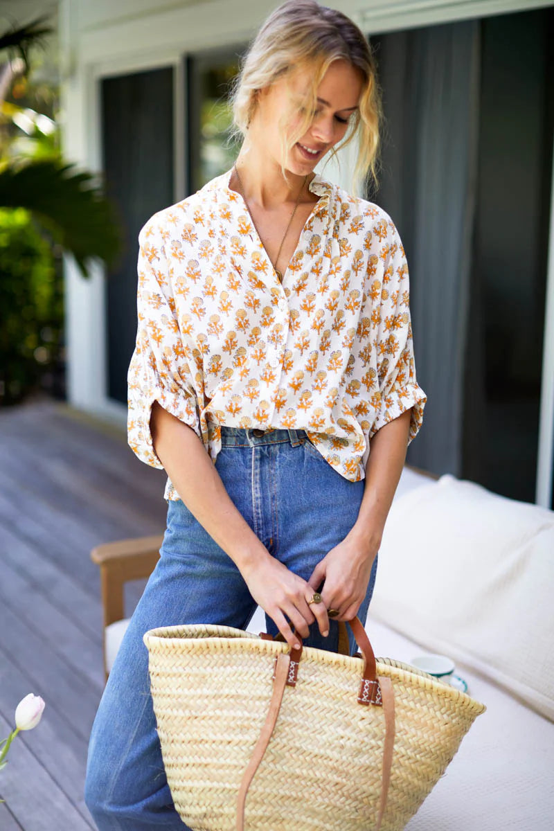 Mandarin Collar Top